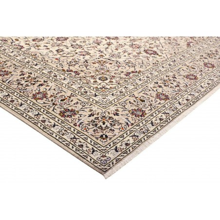 Tappeto Kashan Persia beige grigio 248x358