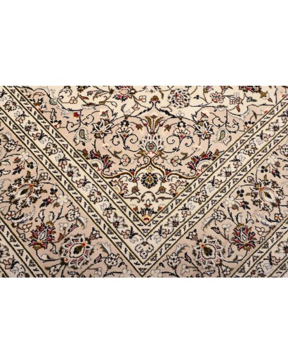 Tappeto Kashan Persia beige grigio 248x358