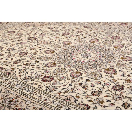 Tappeto Kashan Persia beige grigio 248x358