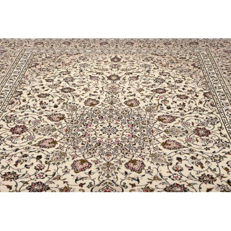 Tappeto Kashan Persia beige grigio 248x358