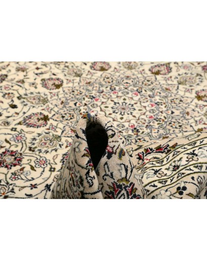 Tappeto Kashan Persia beige grigio 248x358