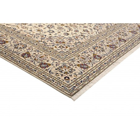 Tappeto Kashan Persia beige grigio 202x305