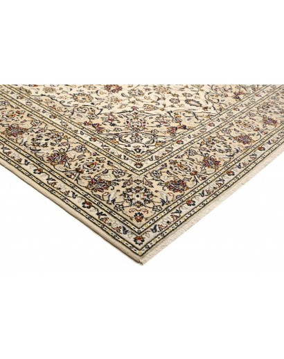 Tappeto Kashan Persia beige grigio 202x298