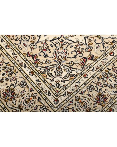 Tappeto Kashan Persia beige grigio 202x298