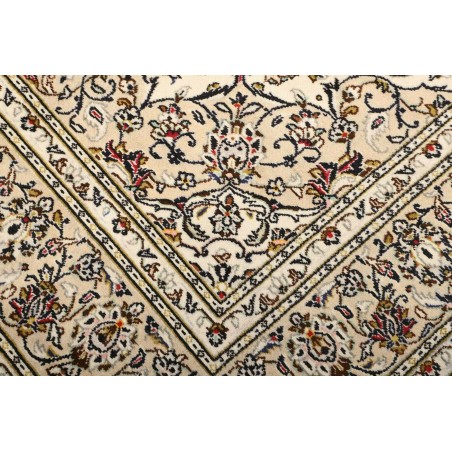 Tappeto Kashan Persia beige grigio 202x298