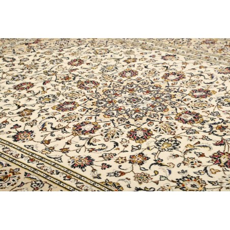 Tappeto Kashan Persia beige grigio 202x298