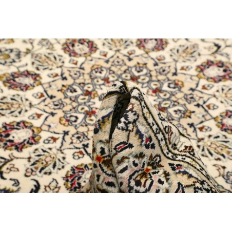 Tappeto Kashan Persia beige grigio 202x298