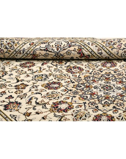 Tappeto Kashan Persia beige grigio 202x298