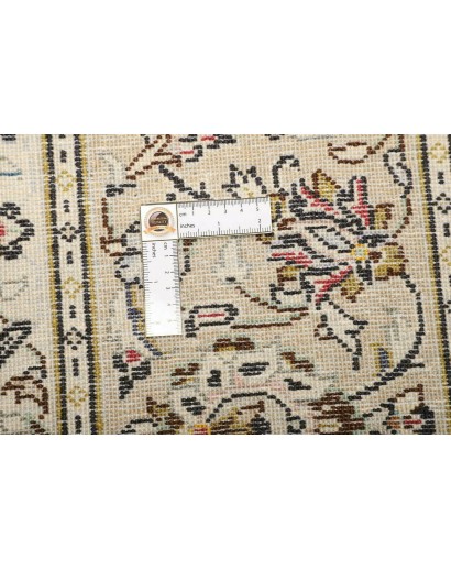 Tappeto Kashan Persia beige grigio 202x298