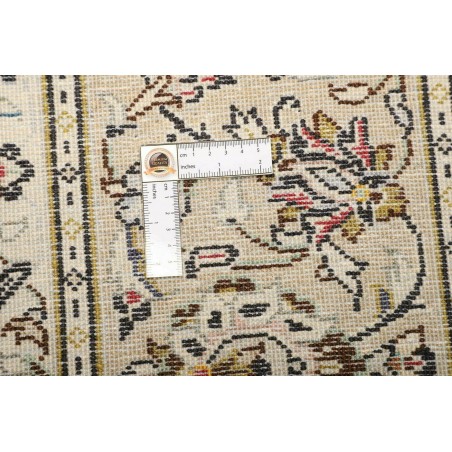 Tappeto Kashan Persia beige grigio 202x298