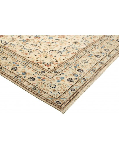 Tappeto Kashan Persia beige grigio 200x312
