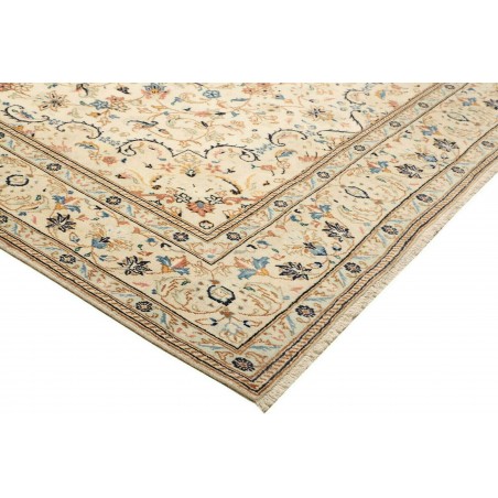 Tappeto Kashan Persia beige grigio 200x312