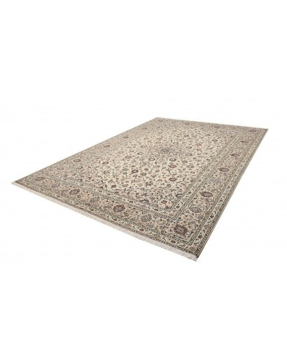 Tappeto Kashan Persia azzurro beige 240x340