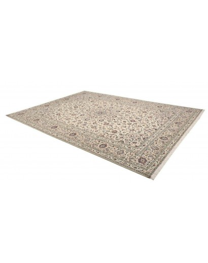 Tappeto Kashan Persia azzurro beige 240x340