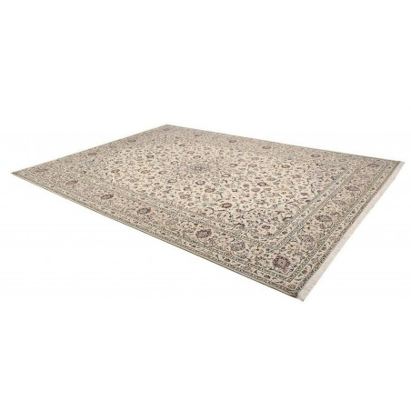 Tappeto Kashan Persia azzurro beige 240x340