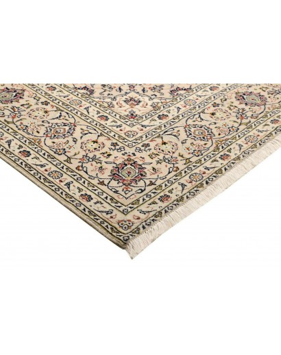 Tappeto Kashan Persia azzurro beige 240x340