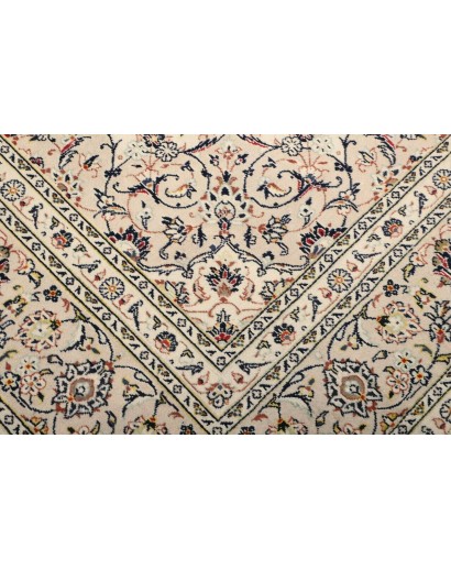 Tappeto Kashan Persia azzurro beige 240x340