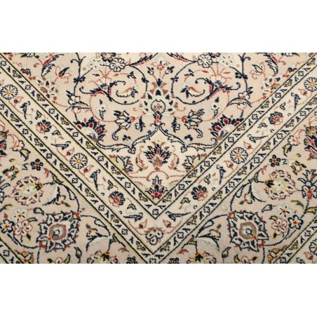 Tappeto Kashan Persia azzurro beige 240x340