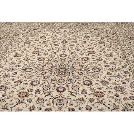 Tappeto Kashan Persia azzurro beige 240x340