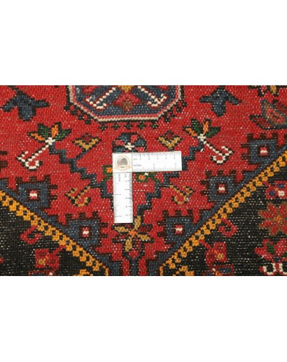 Tappeto Hamadan Persia grigio giallo 89x127