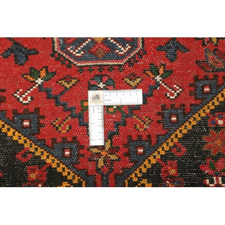 Tappeto Hamadan Persia grigio giallo 89x127