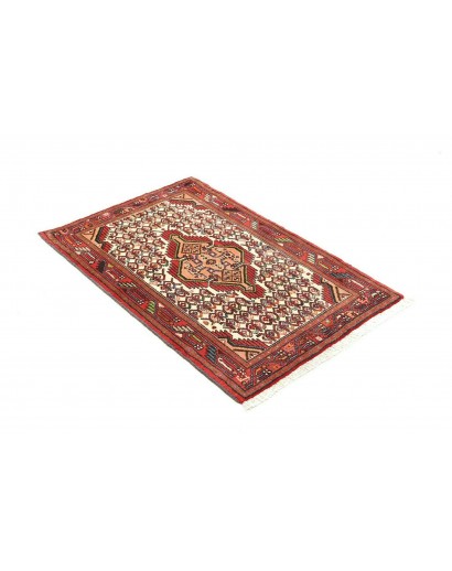 Tappeto Hamadan Persia marrone rosso 80x126