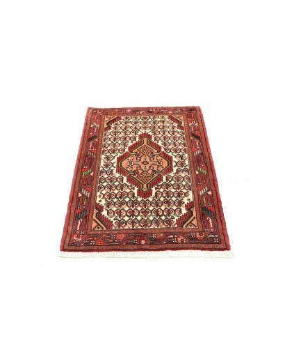 Tappeto Hamadan Persia marrone rosso 80x126