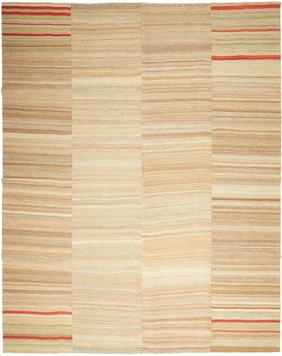 Tappeto Kilim Persia bianco verde 252x305