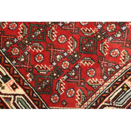 Tappeto Hamadan Persia marrone giallo 85x133