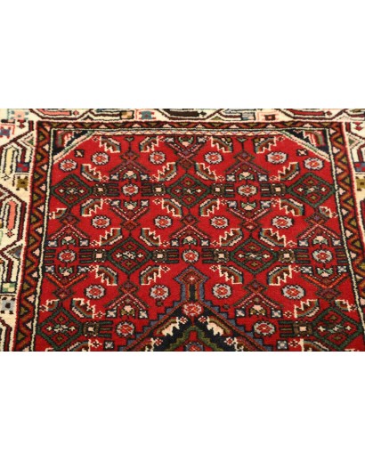 Tappeto Hamadan Persia marrone giallo 85x133