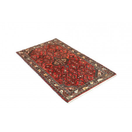 Tappeto Hamadan Persia verde rosso 80x130