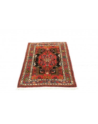 Tappeto Hamadan Persia marrone bianco 78x123