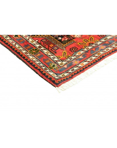 Tappeto Hamadan Persia marrone bianco 78x123
