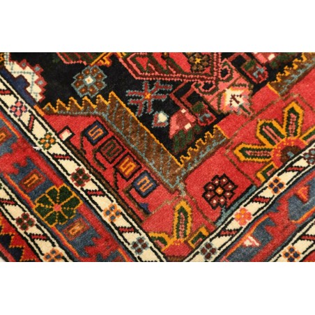 Tappeto Hamadan Persia marrone bianco 78x123
