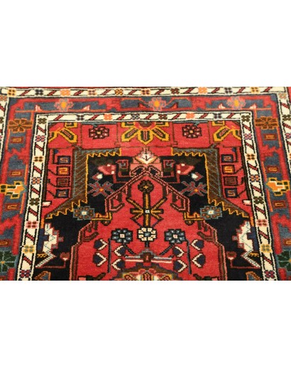 Tappeto Hamadan Persia marrone bianco 78x123