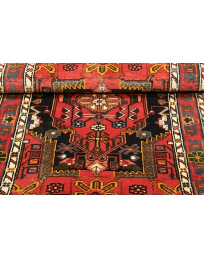 Tappeto Hamadan Persia marrone bianco 78x123