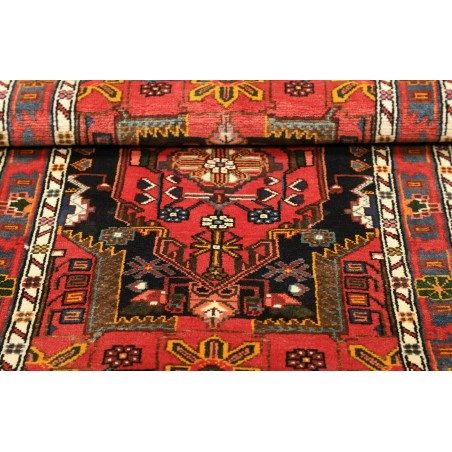 Tappeto Hamadan Persia marrone bianco 78x123