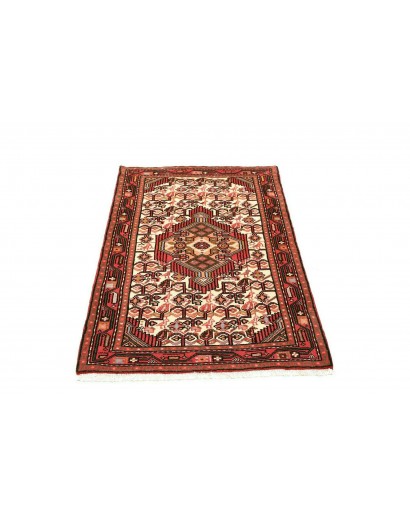 Tappeto Hamadan Persia rosso beige 78x125