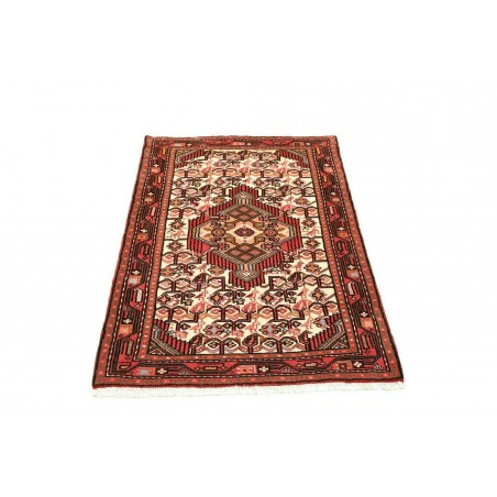 Tappeto Hamadan Persia rosso beige 78x125