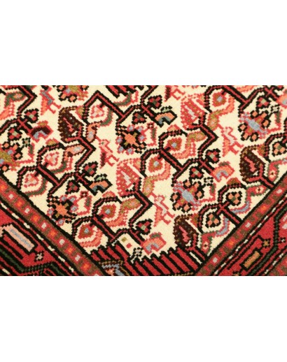 Tappeto Hamadan Persia rosso beige 78x125