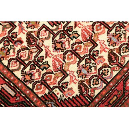 Tappeto Hamadan Persia rosso beige 78x125