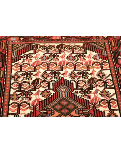 Tappeto Hamadan Persia rosso beige 78x125