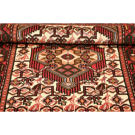 Tappeto Hamadan Persia rosso beige 78x125