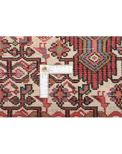 Tappeto Hamadan Persia rosso beige 78x125