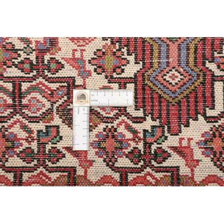 Tappeto Hamadan Persia rosso beige 78x125