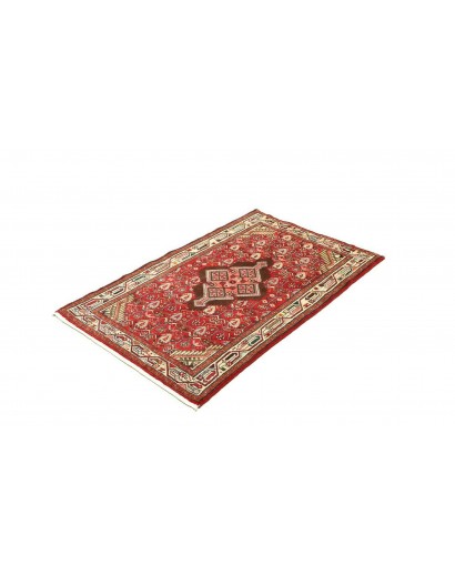 Tappeto Hamadan Persia marrone giallo 80x129