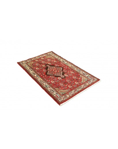 Tappeto Hamadan Persia marrone giallo 80x129