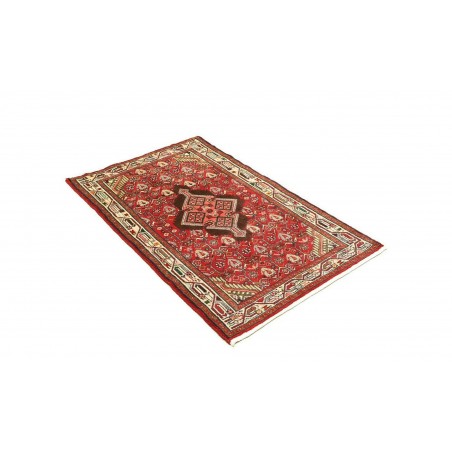 Tappeto Hamadan Persia marrone giallo 80x129