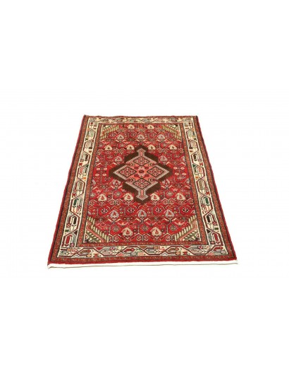 Tappeto Hamadan Persia marrone giallo 80x129