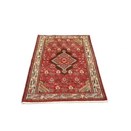 Tappeto Hamadan Persia marrone giallo 80x129